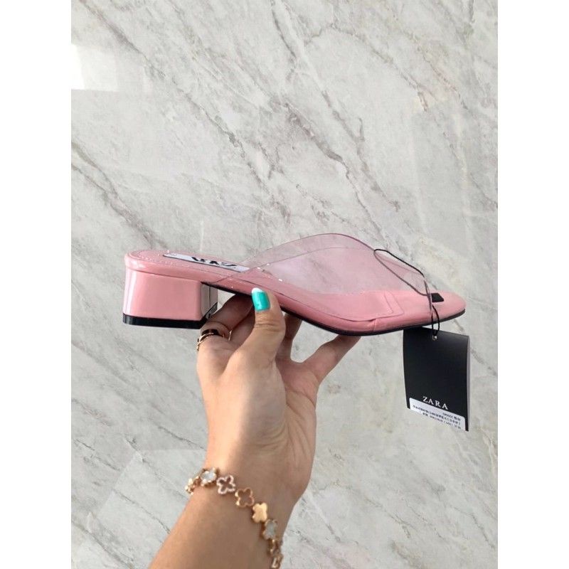 zara heels mules import