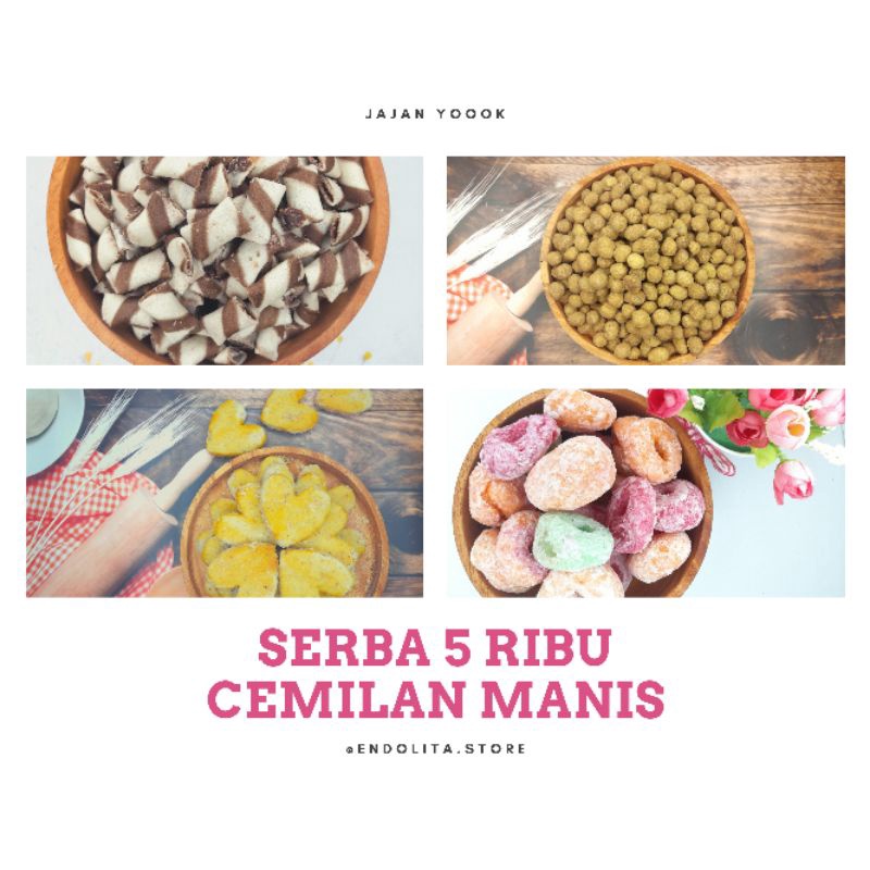 

serba lima ribu | cemilan manis