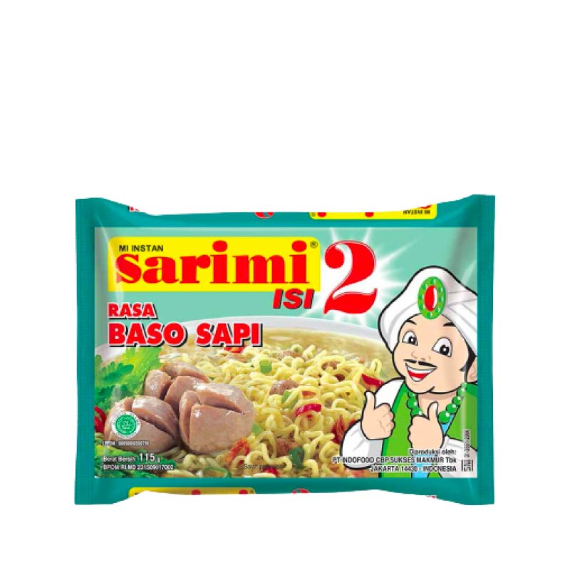 Jual Sarimi Mie Instan Rasa Baso Sapi Isi Dua 115 Gr Shopee Indonesia