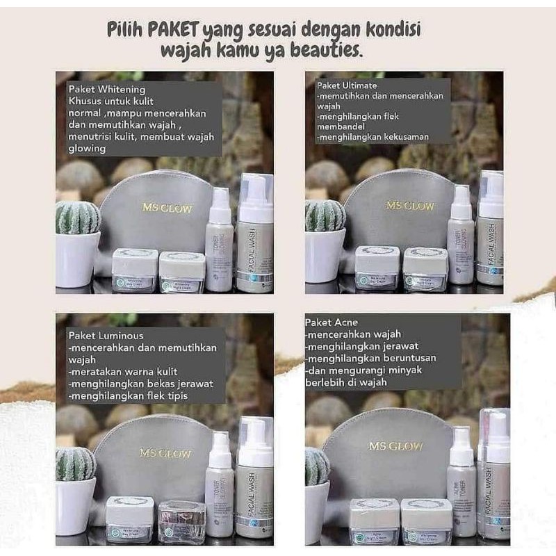 MS GLOW ORIGINAL (BILA PALSU UANG KEMBALI 100 PERSEN)