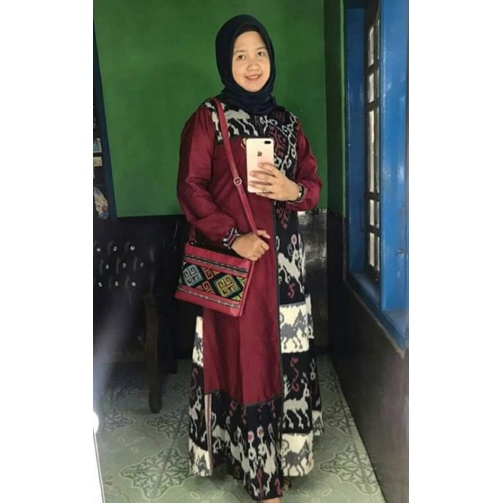 Gamis Tenun Seroja