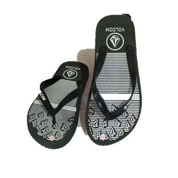 Sandal jepit pria motif VOLCOM