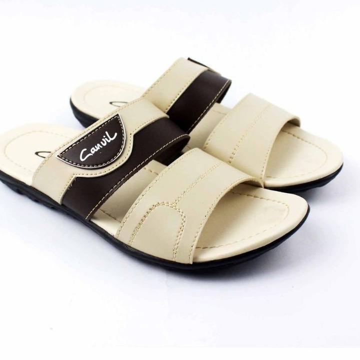 Siap Kirim.. Sandal kulit slop pria carvil berkualitas