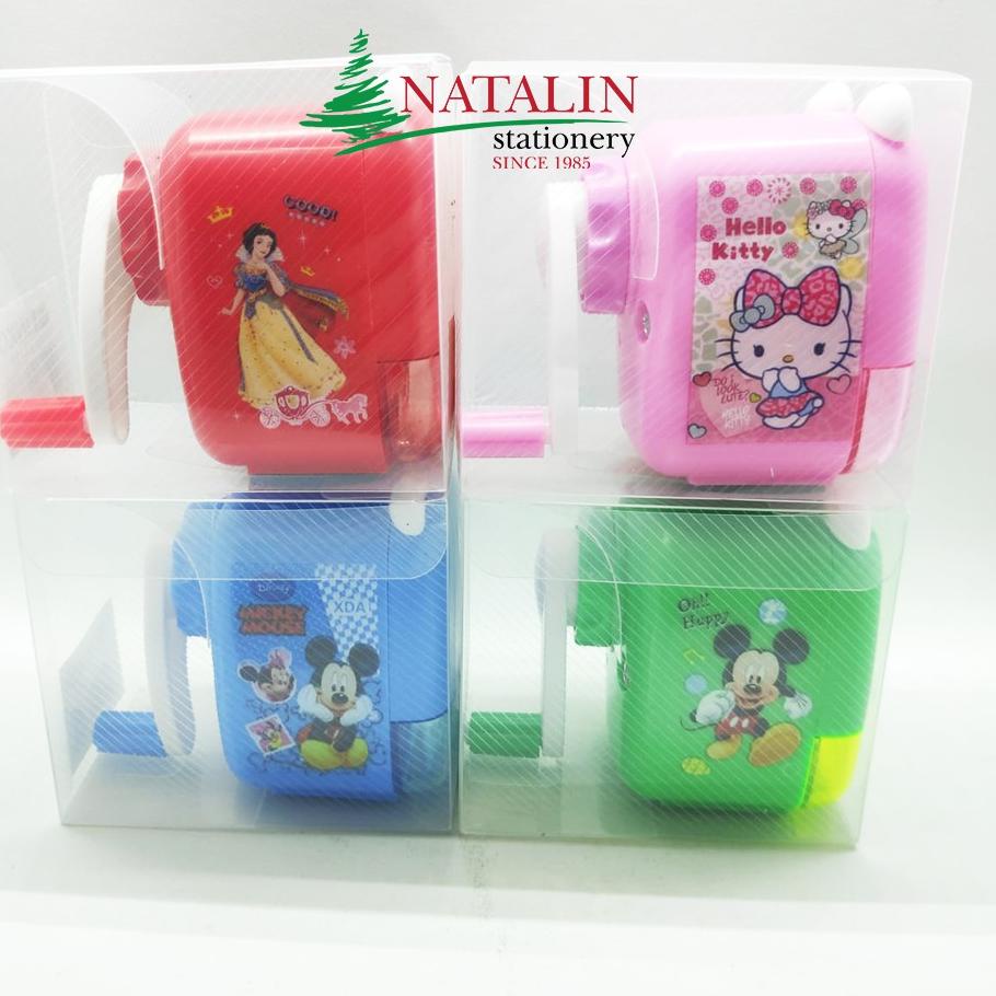 

☄️Restock✨ Rautan Putar LINKO LK-18 Karakter Fancy Miki Kitty Snow Princess / Serutan Pensil Meja