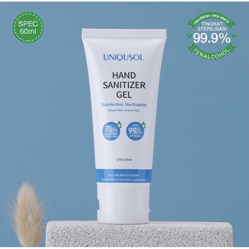 UNIQUSOL hand Sanitizer HS004 Gel 60ml Produk Original Resmi