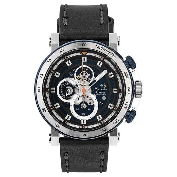 Alexandre Christie 6429 MC Chronograph Sporty Men [Blue/Silver]