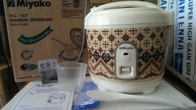 Miyako Magic Com / Rice Cooker / Multi Cooker PSG 607 MIYAKO