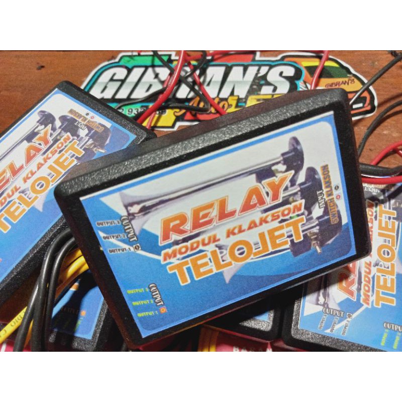 (RELAY)MODUL KLAKSON TELOLET PUTUS² 3CORONG 12V/24V