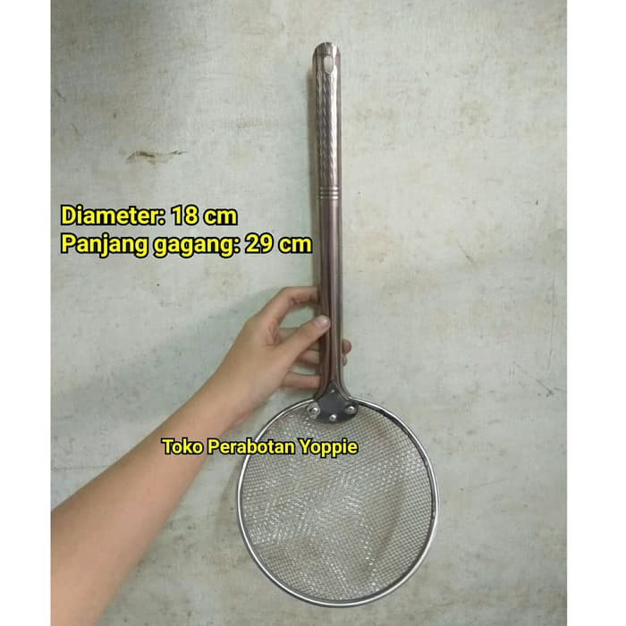 Saringan - Saringan stainless - Saringan gorengan - serokan - serokan gorengan