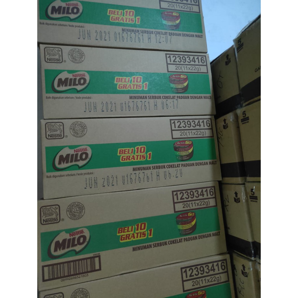 Nestle Milo sachet renceng 22gr x 11