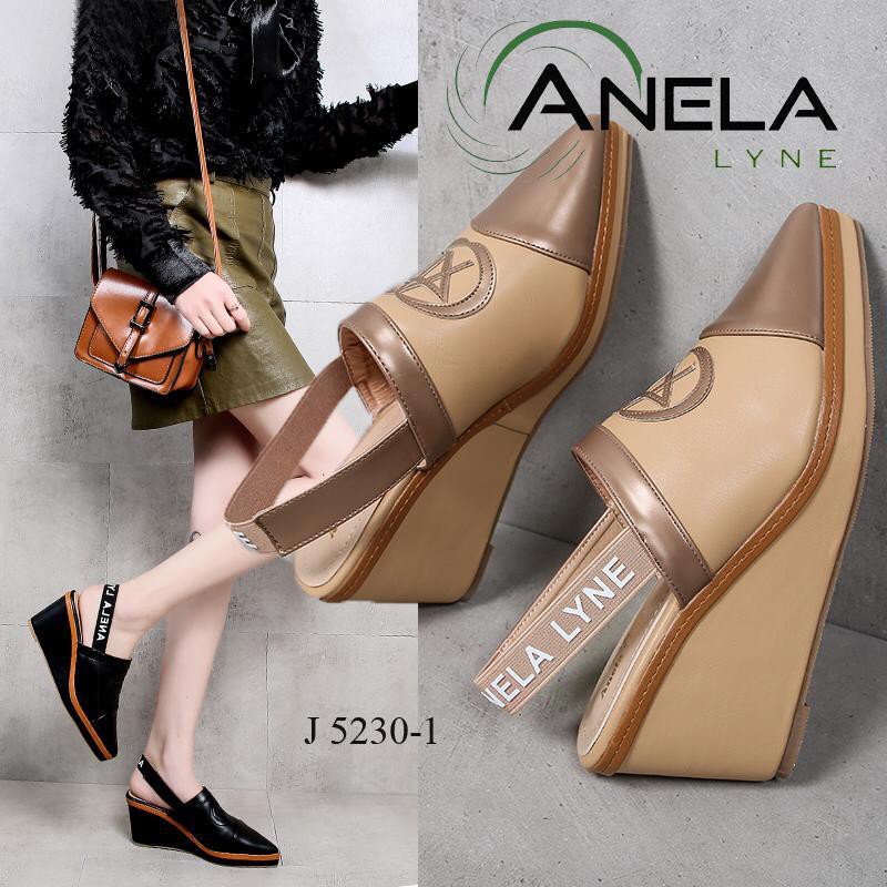 ANELA LYNE SEPATU WEDGES SLINGBACK 5230-1