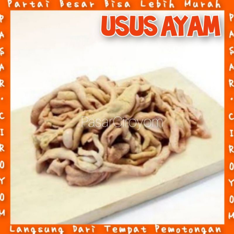 

Usus Ayam Fresh // Usus Ayam Segar // Usus Ayam (1/4kg 1/2kg 1kg) // Usus Ayam Murah Pasar Ciroyom