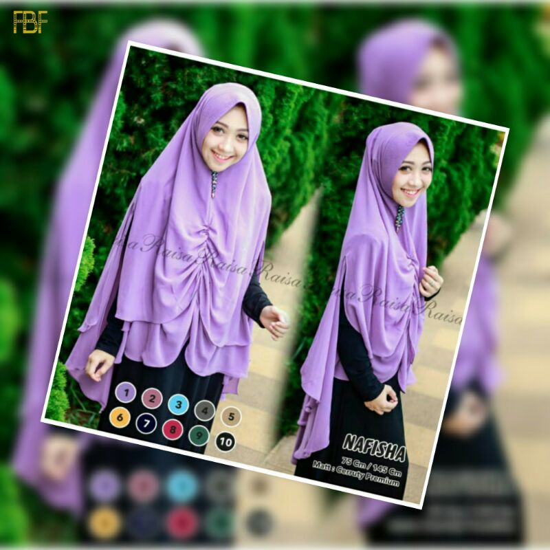 SALE Khimar Nafisha ORIGINAL Raisa Hijab