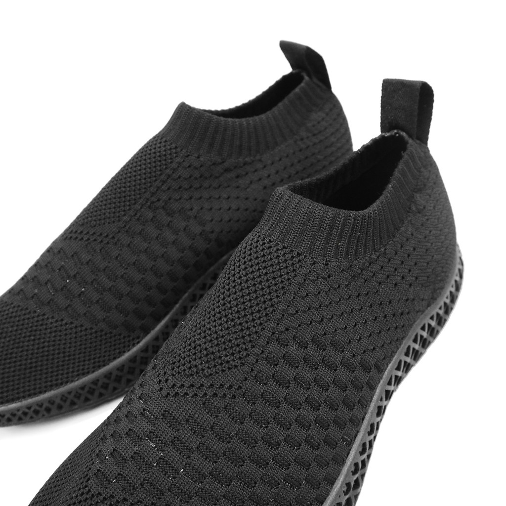 HEIDEN HERITAGE - Venom All Black Slip On - Sepatu Lokal