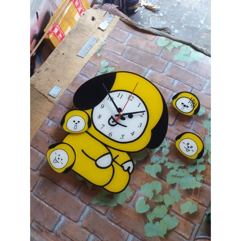 Jam Custom Premium BTS BT21 Chimmy Jimin