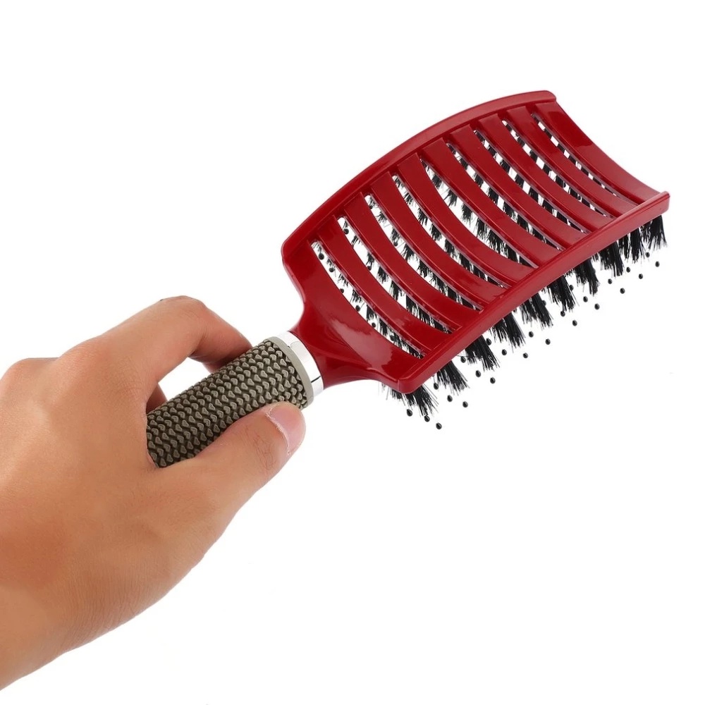 Magic Bristle Hairbrush Scalp Massage Comb Barber Salon Styling Tools