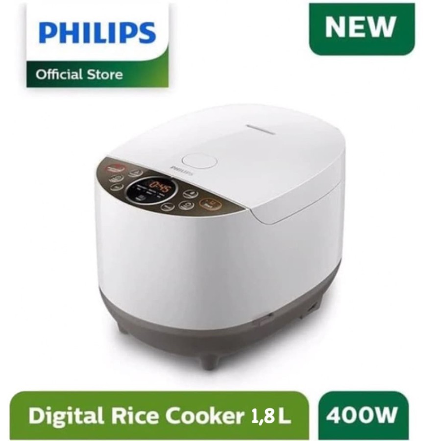 PHILIPS  Magic Com Digital 1,8 Liter / Rice Cooker Digital 1,8 Liter HD 4515 - Garansi Resmi 2 Tahun