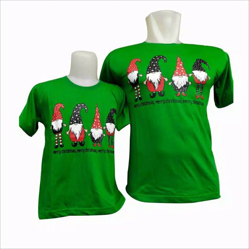 baju natal/kaos keluarga/seragam natal berkualitas