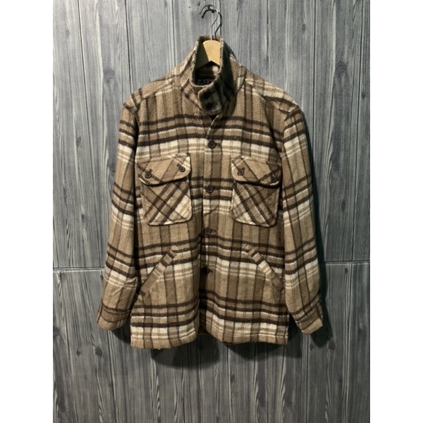 Kemeja Wol Veterano Plaid Jacket 4pocked Almo second preloved original like new murah terbaik