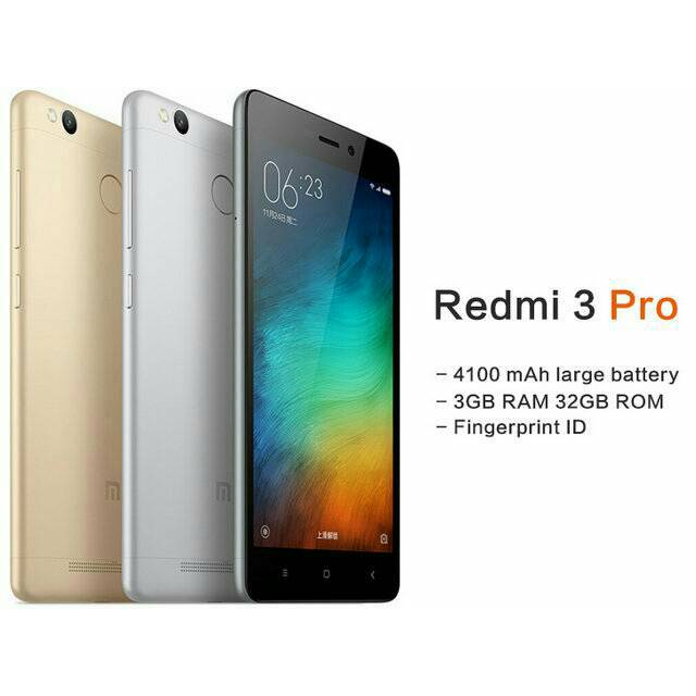 HP XIAOMI REDMI 3 PRO (3GB/32GB) GARANSI DISTRIBUTOR