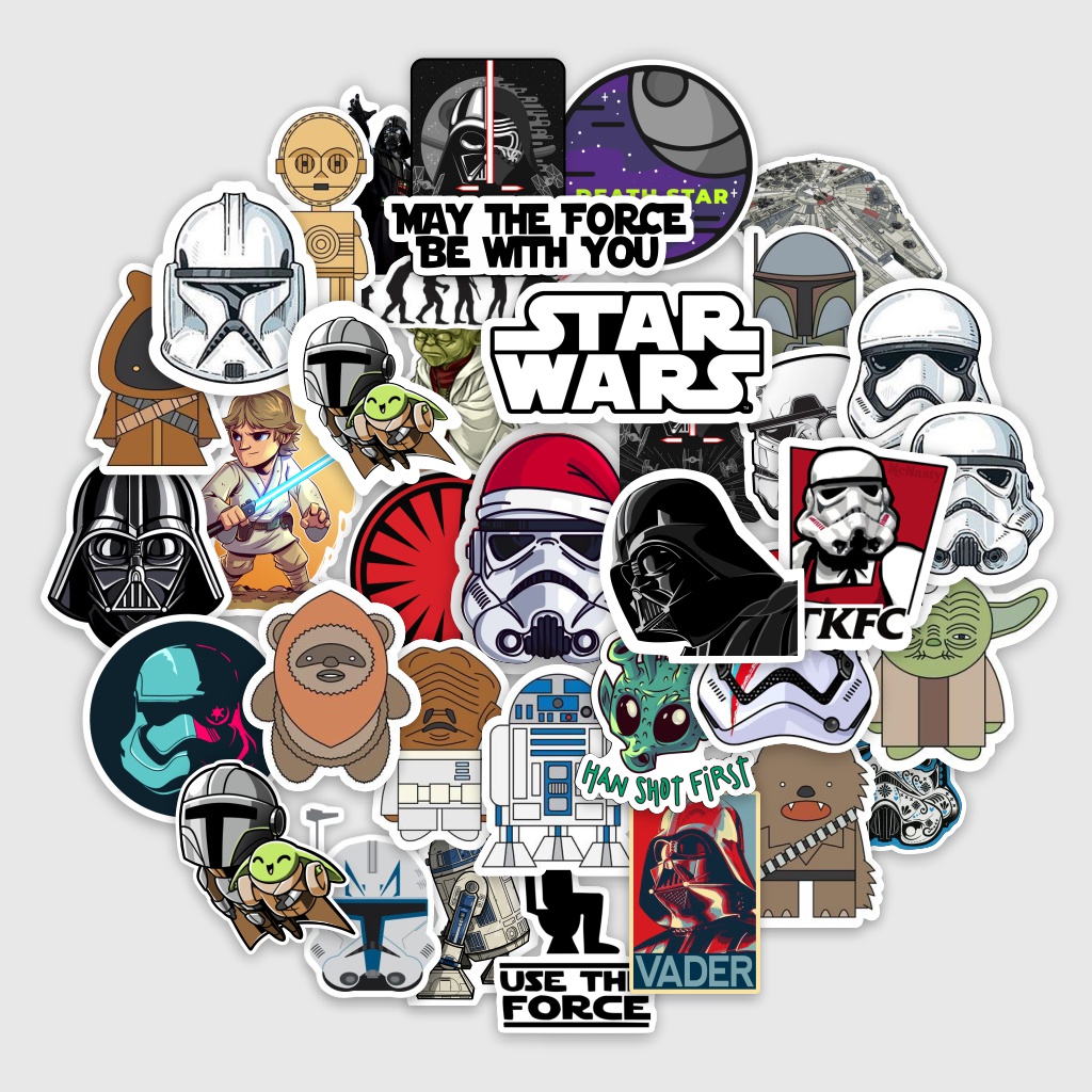 

Sticker Tempel "Sticker Pack Star Wars 40Pcs