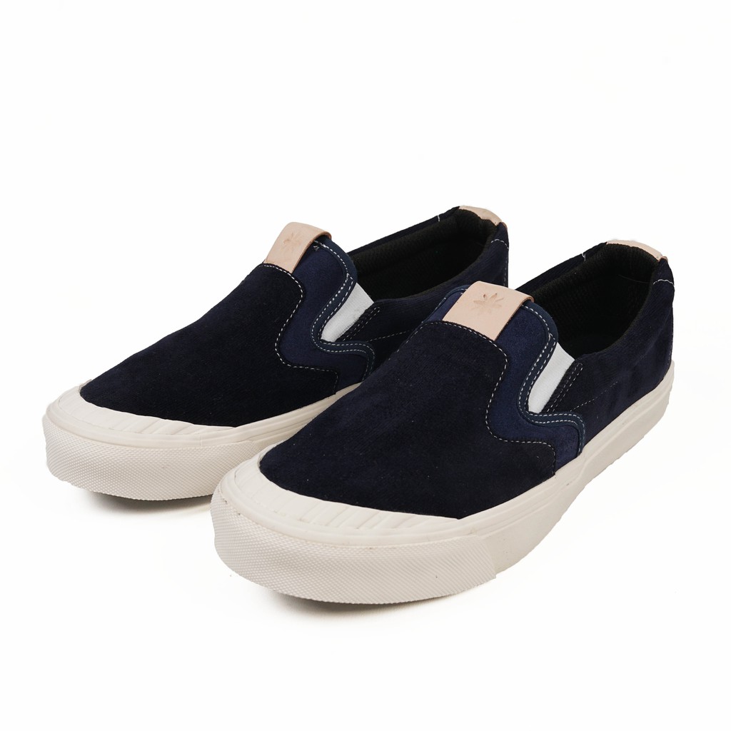 SAGE FOOTWEAR | Glide Slip On Navy Corduroy