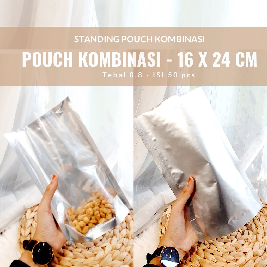 STANDING POUCH 16x24 - STANDING POUCH CUSTOM - STANDING POUCH FOIL JUAL KEMASAN STANDING POUC