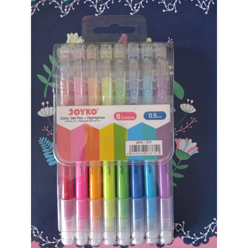 Joyko Color Gel Pen + Highlighter