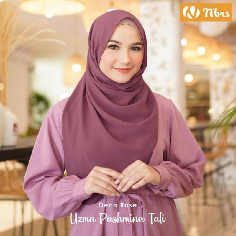 PASHMINA TALI UZMA BY NIBRAS HIJAB | PASHMINA UZMA NIBRAS | KERUDUNG UZMA NIBRAS | PASHMINA TALI
