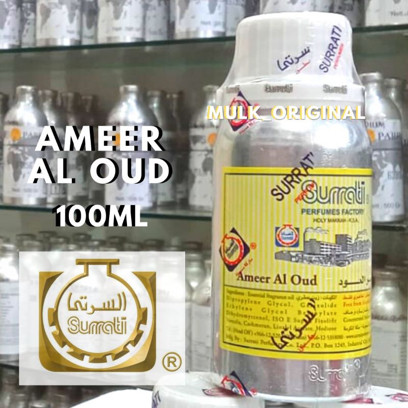 Bibit Parfum fragrance oil Surrati Ameer Al Oud Ameer Oud100ml