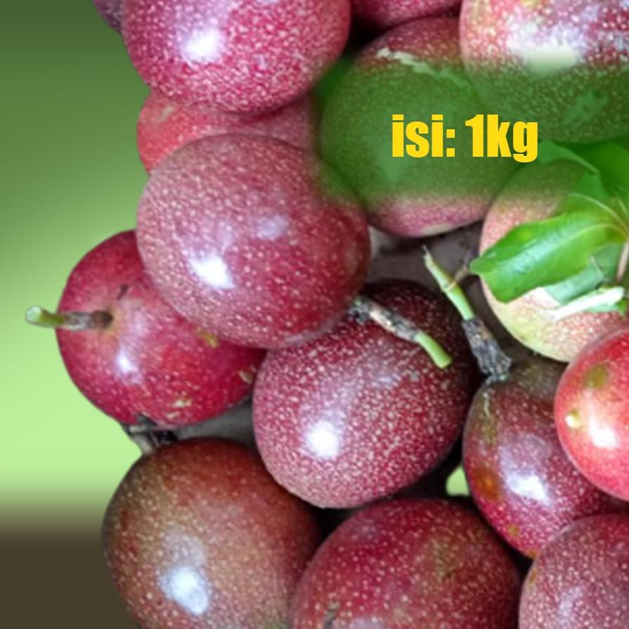 

BIG SALE!! KODE-713 BUAH MARKISA UNGU SEGAR 1 KG PASSIFLORA EDULIS