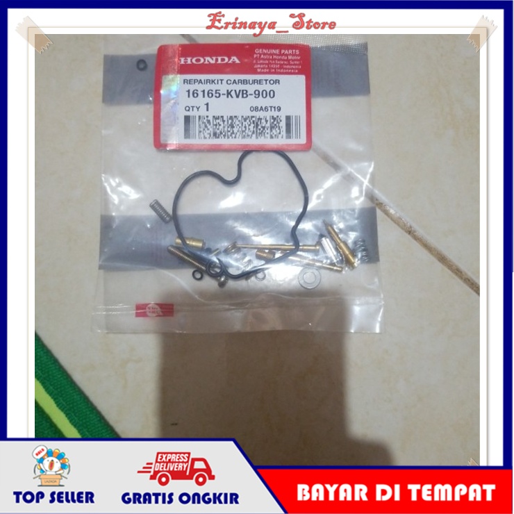 ORIGINAL AHM Repair Kit Parkit Karburator Motor Honda Beat Vario Scoopy Spacy Old Lama KVB KVY Karbu