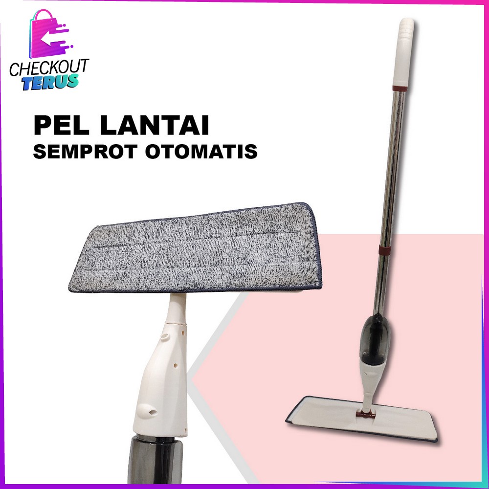 CT C525 Pel Lantai Semprot Otomatis Tanpa Ember Serbaguna Praktis  Alat Pel Lantai Automatic Water Spray Mop