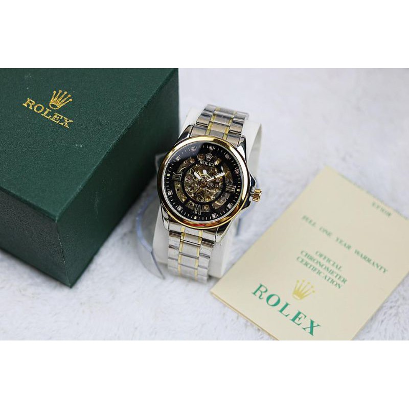 Jam pria rolex automatic/Jam tangan pria rolex automatis/Jam pria otomatis