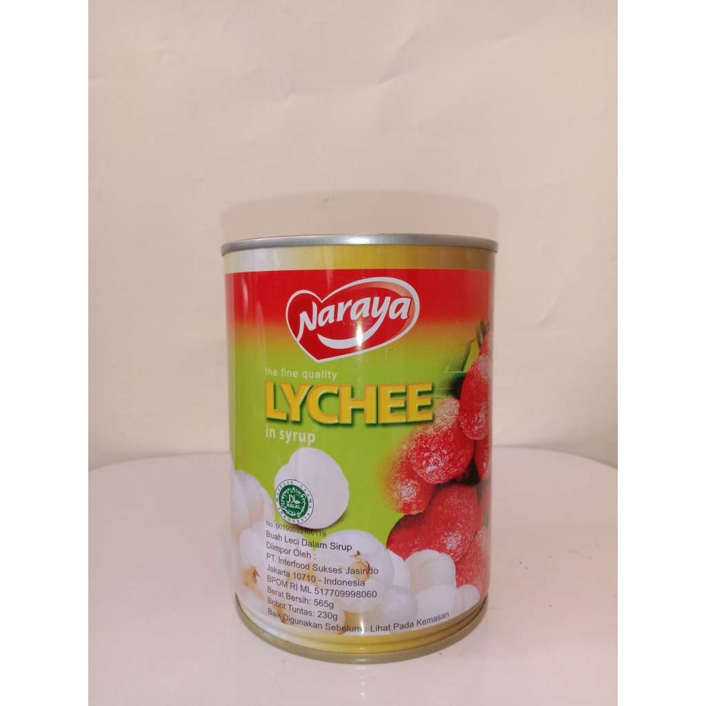 

NARAYA LYCHEE In Syrup / Buah Leci Dalam Sirup 565 G