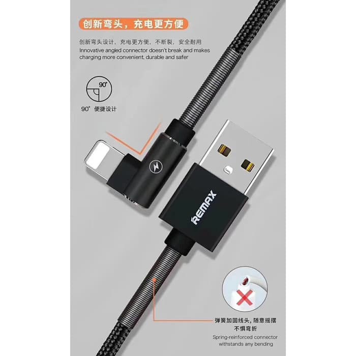 Remax Ranger Series Data Cable RC-119i Lightning Iphone Kabel