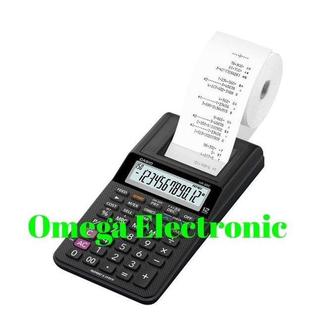 

Promo Casio HR 8 TM - Printing Calculator Kertas Struk Kalkulator Kertas Terlaris