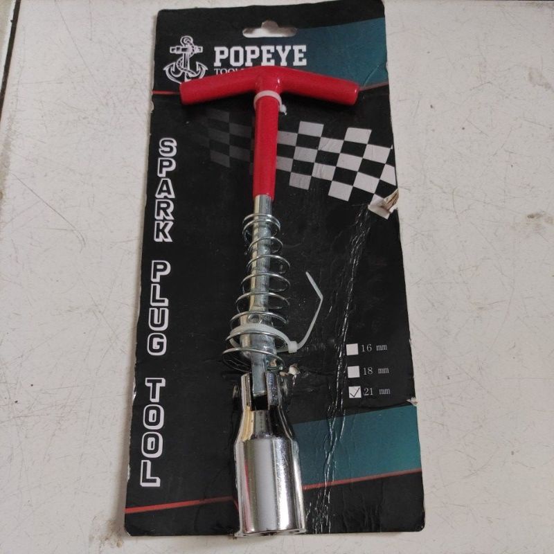 Popeye kunci busi 16mm flexible