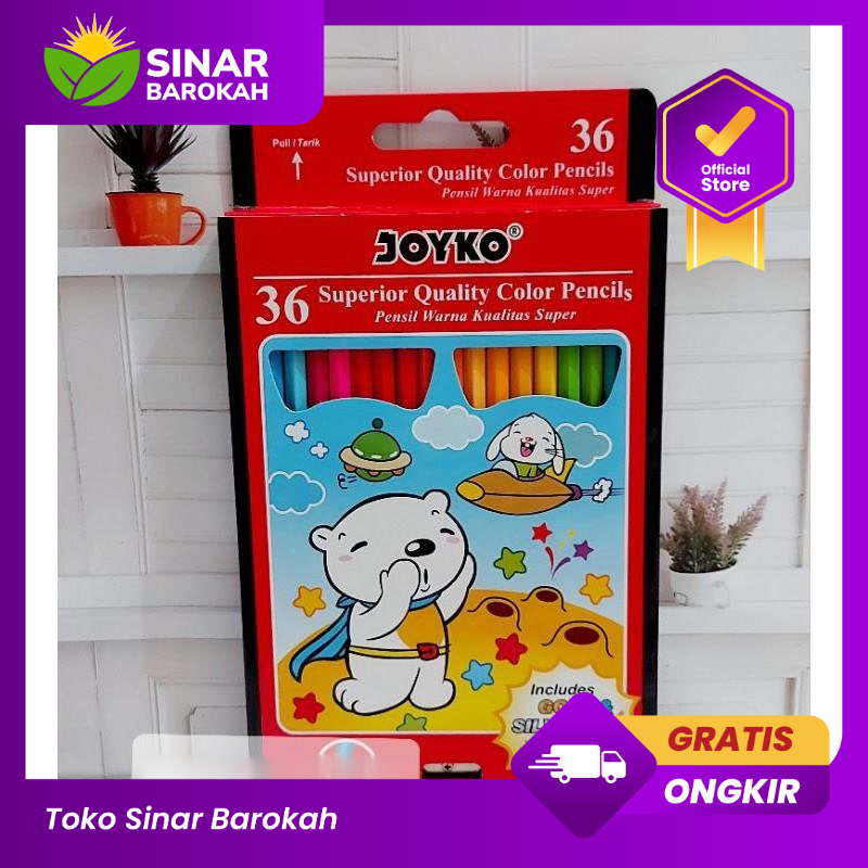 

pensil warna joyko/ coloure pencil joyko 36 warna