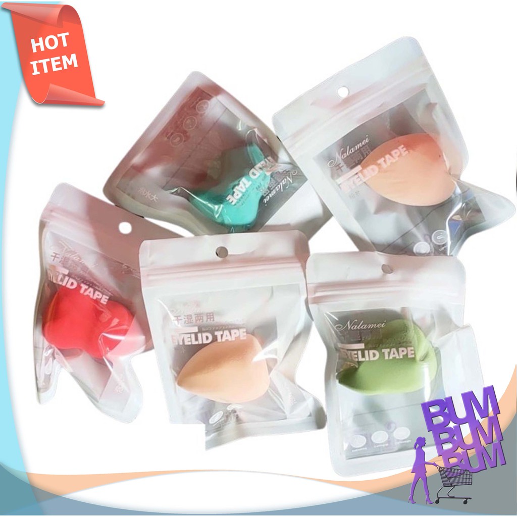 Beauty blender/sponge telur Sponge Makeup Warna Warni Blending Puff Sponge Beauty Kosmetik Import Murah