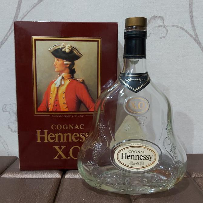 Botol Bekas Miras - Hennessy Xo Classic Kualitas Premium|Stok Terbatas