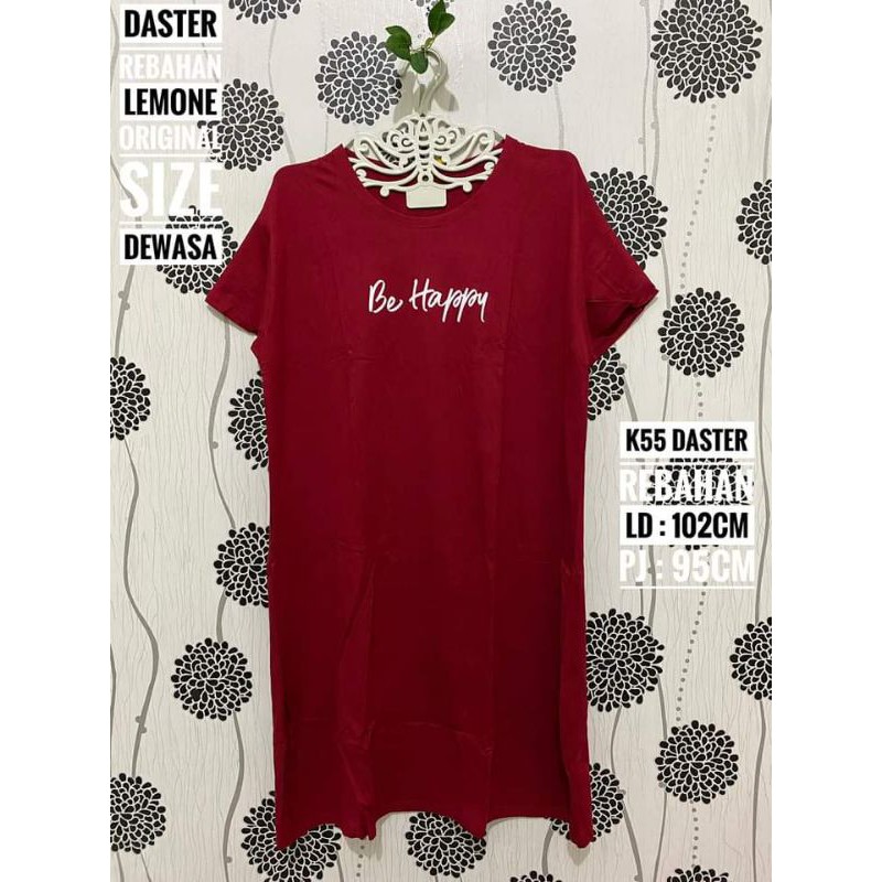 Daster polos Lemone Cuci gudang