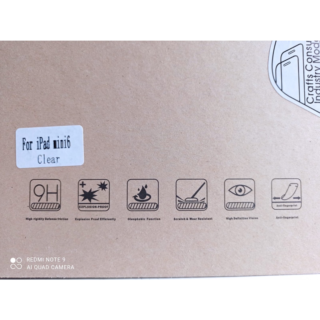 Apple iPad mini 6 Tempered Glass Clear 2021