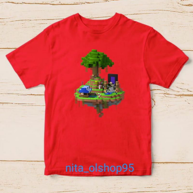 baju anak minecraft kaos roblox terpopuler