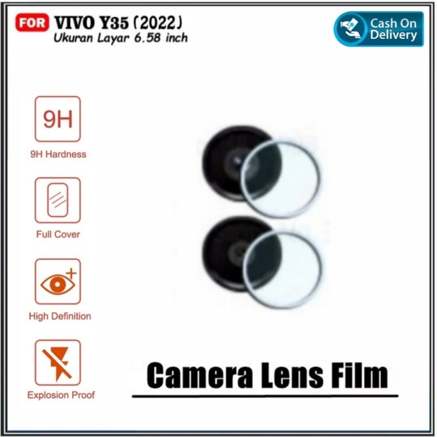 ANTI GORES LENS KAMERA VIVO V29 5G V29E Y27S Y17S Y27 4G Y27 5G Y36 4G Y36 5G Y16 Y35 Y22 Y01 Y33T Y50 Y21A Y21T Y21 2021 Y21S Y53S Y51 Y51A Y20 Y20s TEMPERED CAMERA CLEAR PELINDUNG KAMERA BELAKANG