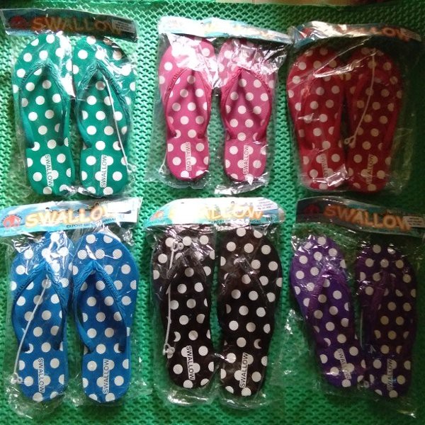 Sandal Swallow Nice Polkadot / Sandal jepit Swallow Nice Polkadot