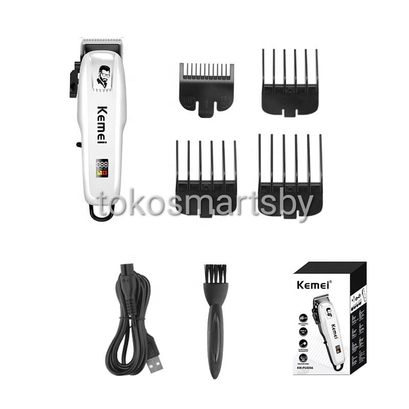 Kemei KM-PG-2600  Alat Cukur Rambut Tanpa Kabel Profesional Rechargesble Electric Hair Clipper