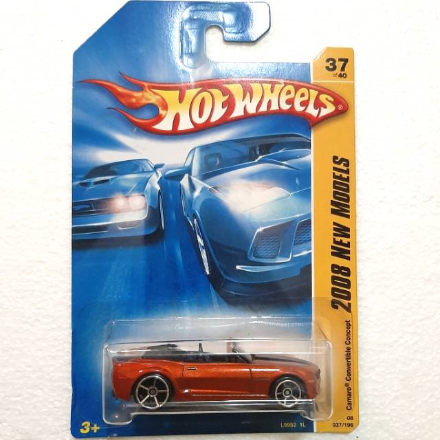 HOTWHEELS HOT WHEELS CAMARO CONVERTIBLE CONCEPT ORIGINAL MATTEL