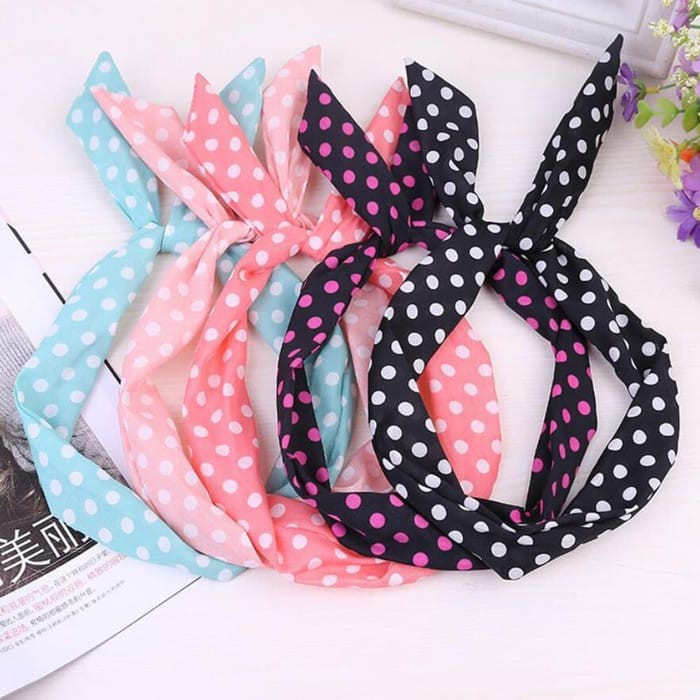 Vinztstore - Bando Kawat / Bando Kawat Motif Bando Wanita  Bando Kain Bando Kawat Kelinci Korea