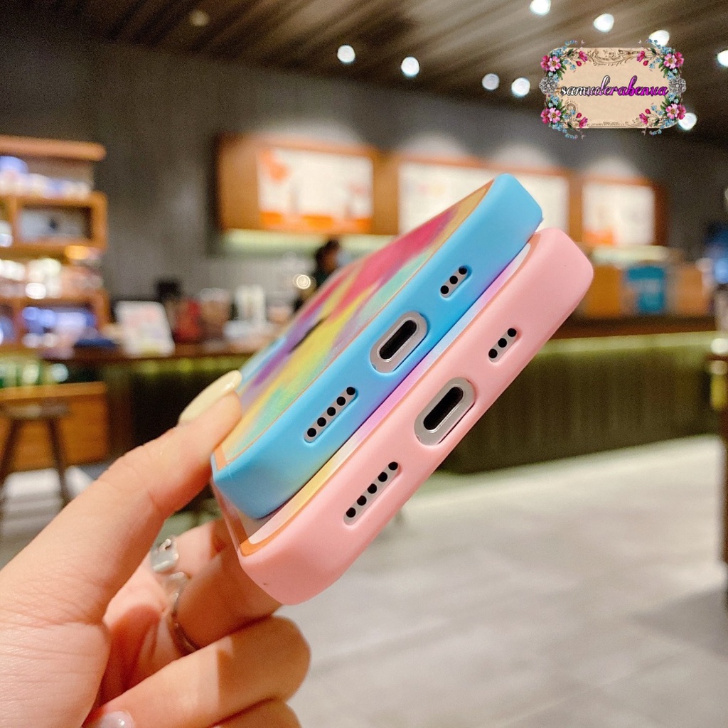 ss044 softcase rainbow ip 6 6+ 6s 7 8 x xs xr sb2818